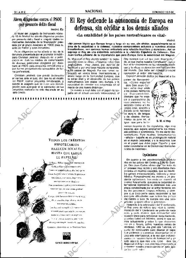 ABC SEVILLA 10-05-1992 página 30
