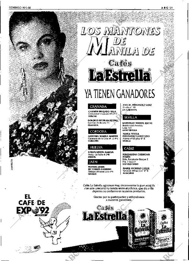 ABC SEVILLA 10-05-1992 página 31