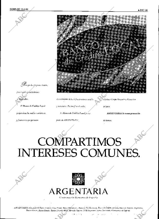 ABC SEVILLA 10-05-1992 página 39