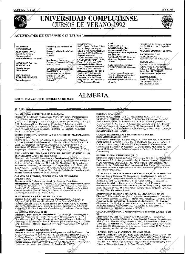 ABC SEVILLA 10-05-1992 página 61