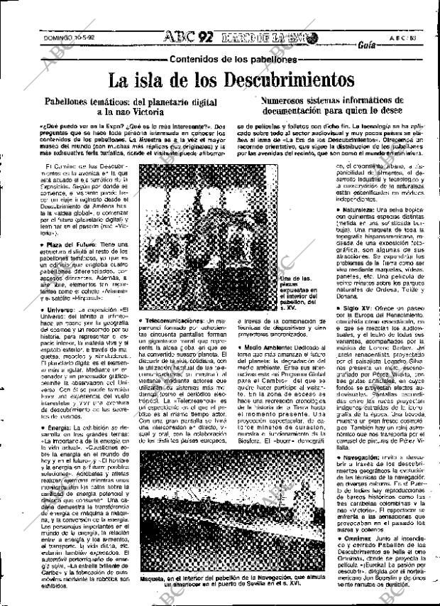 ABC SEVILLA 10-05-1992 página 83
