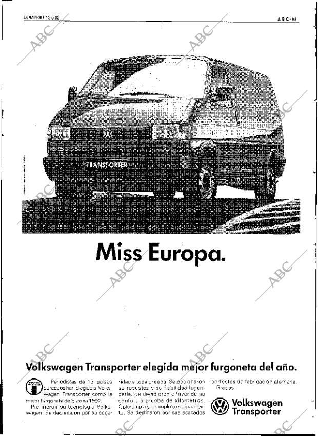 ABC SEVILLA 10-05-1992 página 89