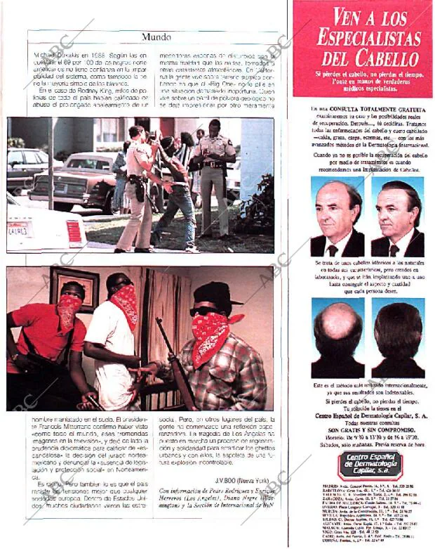 BLANCO Y NEGRO MADRID 10-05-1992 página 25