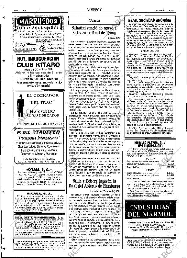 ABC SEVILLA 11-05-1992 página 100