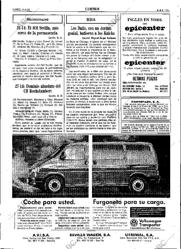 ABC SEVILLA 11-05-1992 página 105