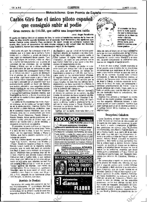 ABC SEVILLA 11-05-1992 página 106