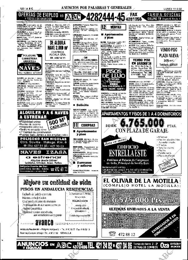 ABC SEVILLA 11-05-1992 página 120