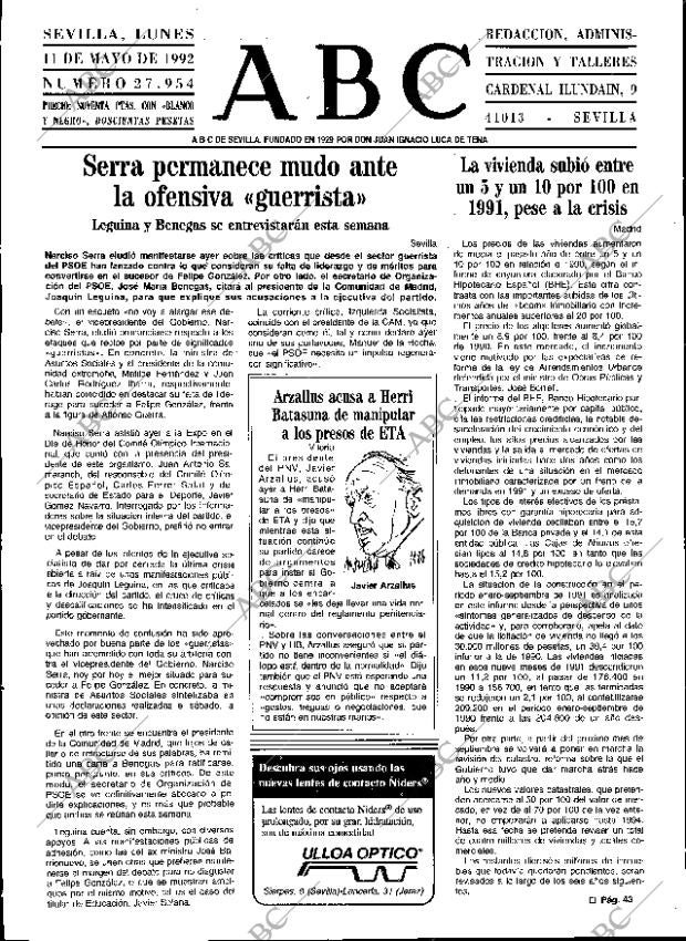 ABC SEVILLA 11-05-1992 página 13