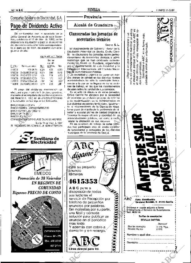 ABC SEVILLA 11-05-1992 página 42