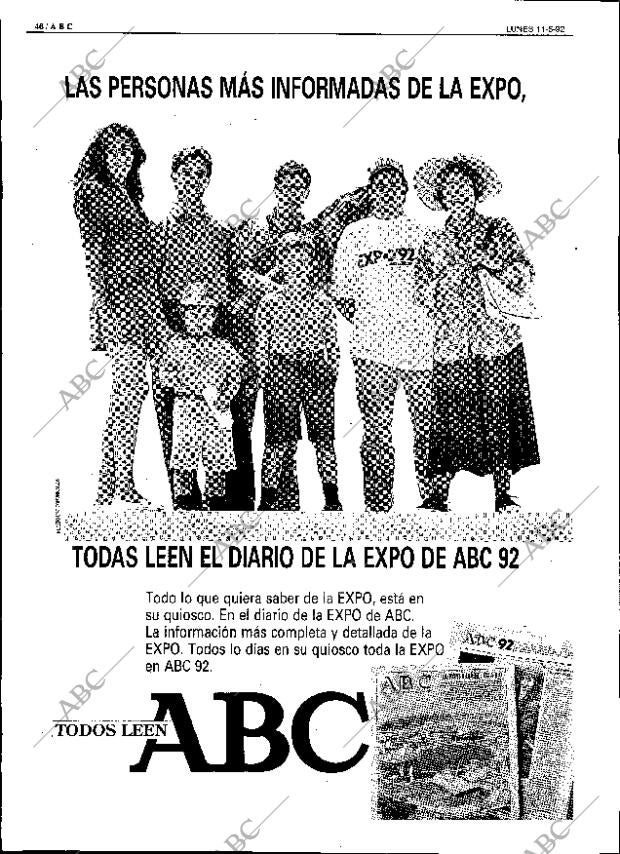 ABC SEVILLA 11-05-1992 página 46