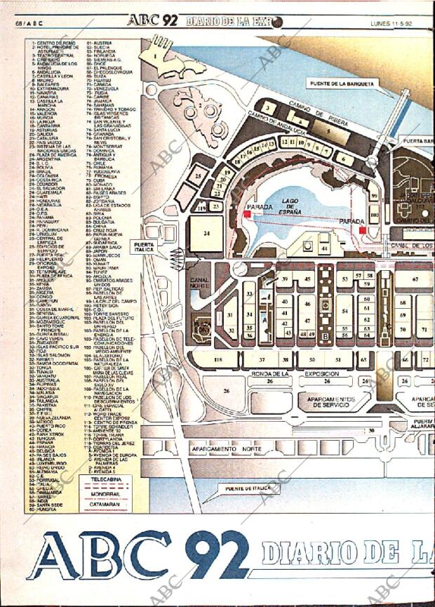 ABC SEVILLA 11-05-1992 página 68