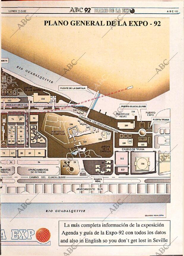 ABC SEVILLA 11-05-1992 página 69