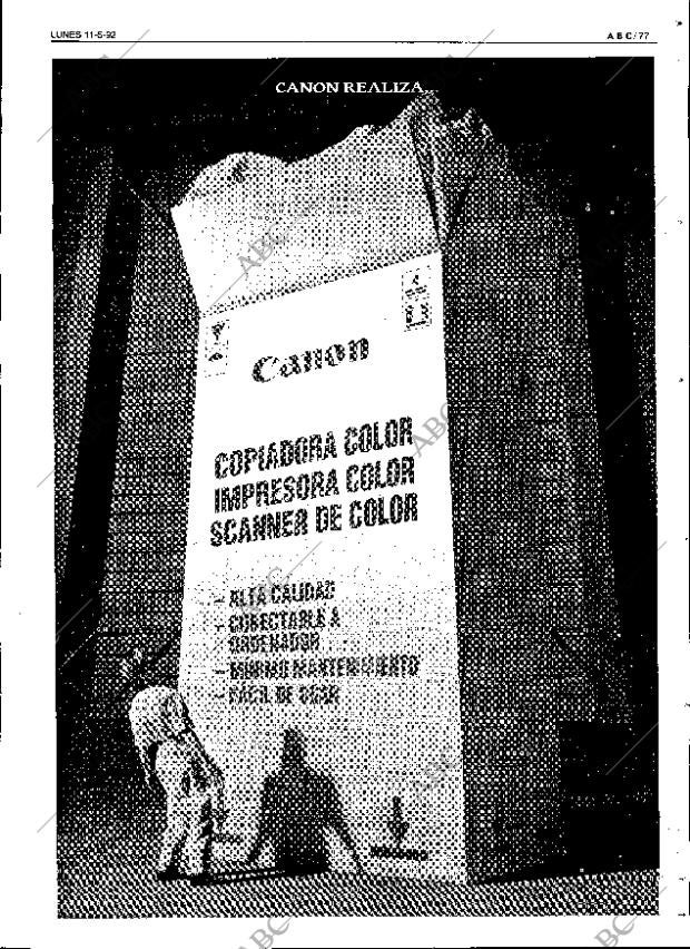 ABC SEVILLA 11-05-1992 página 77