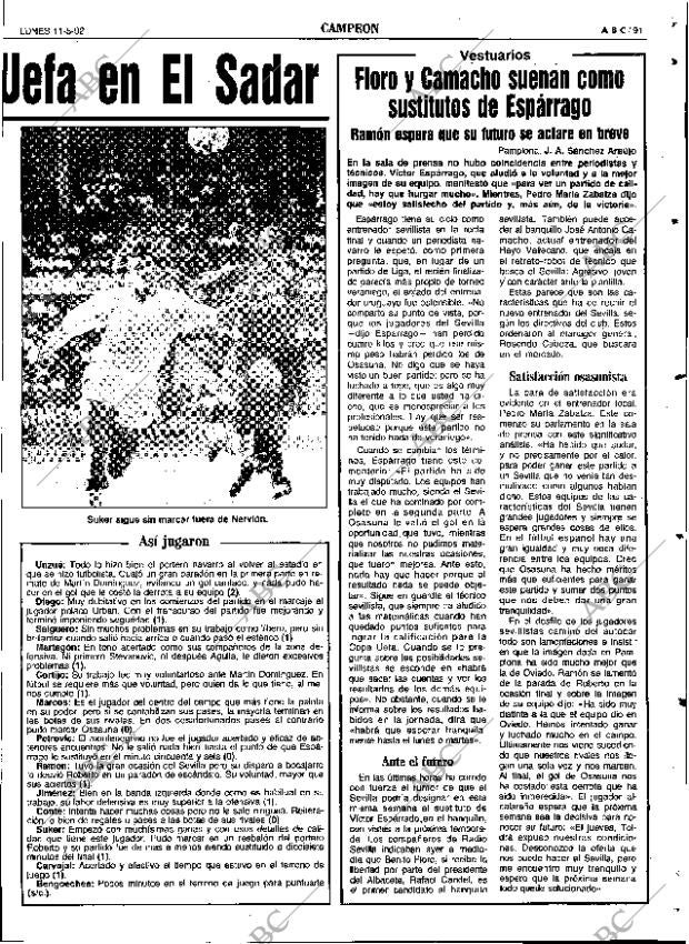 ABC SEVILLA 11-05-1992 página 91