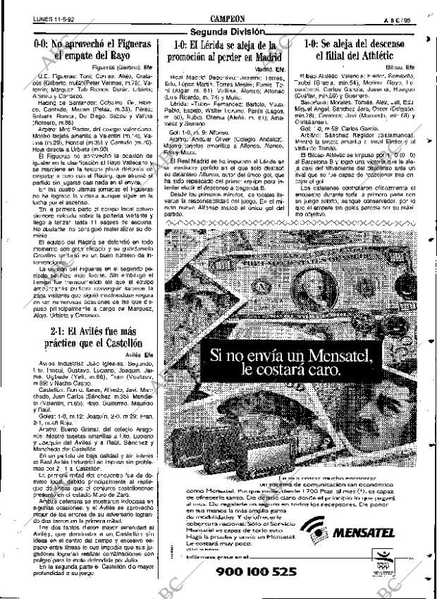 ABC SEVILLA 11-05-1992 página 95
