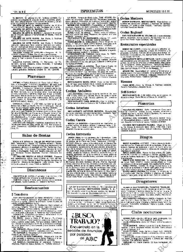 ABC SEVILLA 13-05-1992 página 104