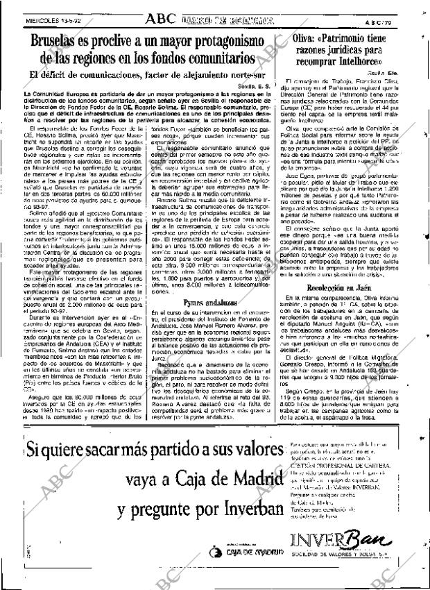 ABC SEVILLA 13-05-1992 página 79