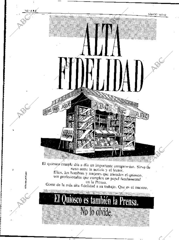 ABC MADRID 16-05-1992 página 102