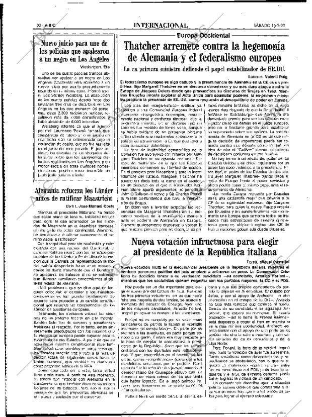 ABC MADRID 16-05-1992 página 30