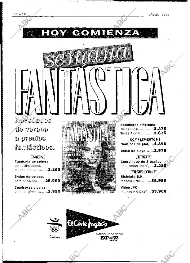 ABC MADRID 16-05-1992 página 34