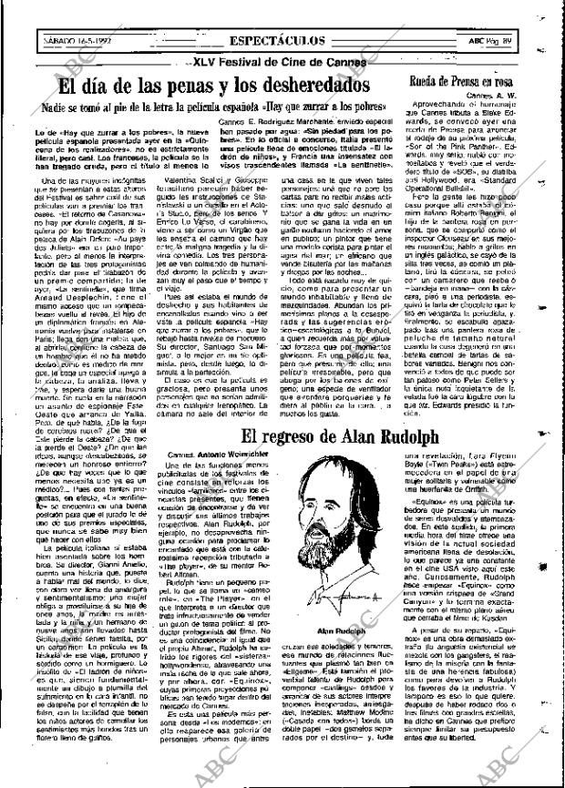 ABC MADRID 16-05-1992 página 89