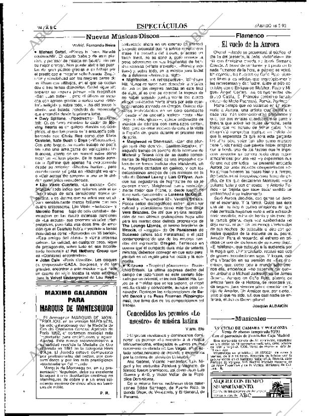 ABC MADRID 16-05-1992 página 94