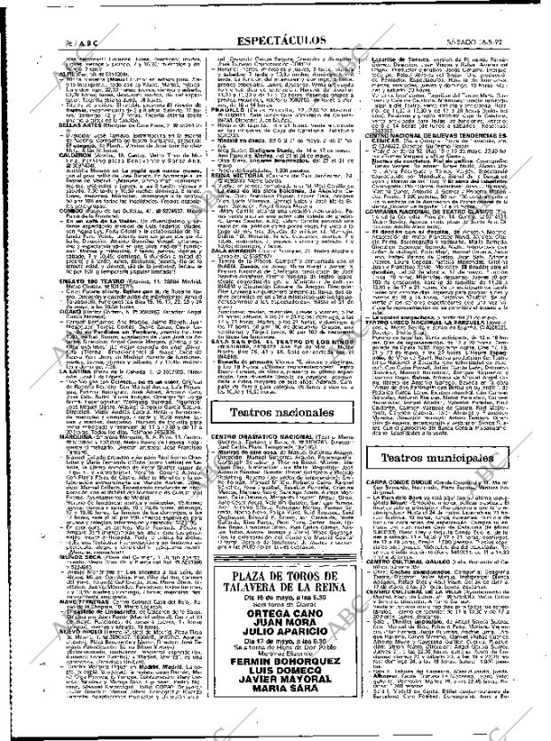 ABC MADRID 16-05-1992 página 96