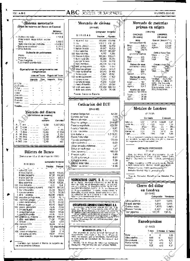ABC SEVILLA 22-05-1992 página 102