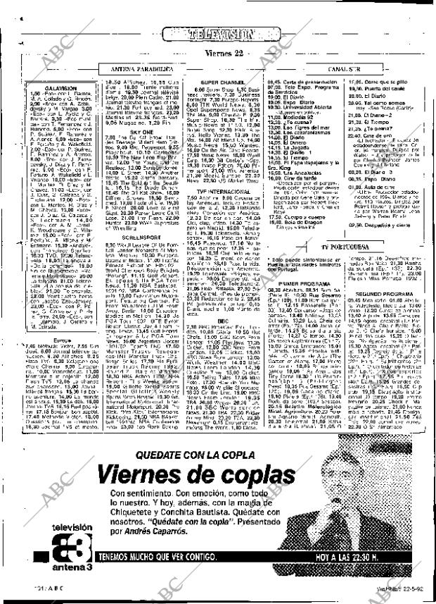 ABC SEVILLA 22-05-1992 página 134