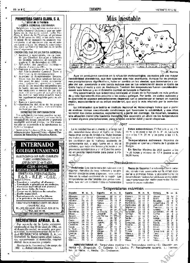 ABC SEVILLA 22-05-1992 página 88