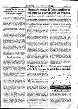 ABC SEVILLA 23-05-1992 página 50