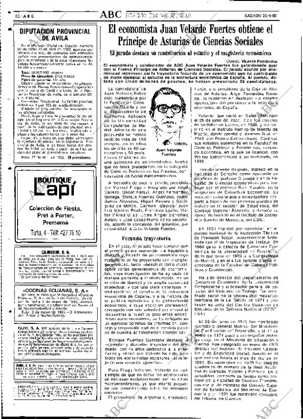 ABC SEVILLA 23-05-1992 página 82