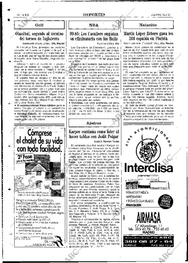 ABC MADRID 26-05-1992 página 106