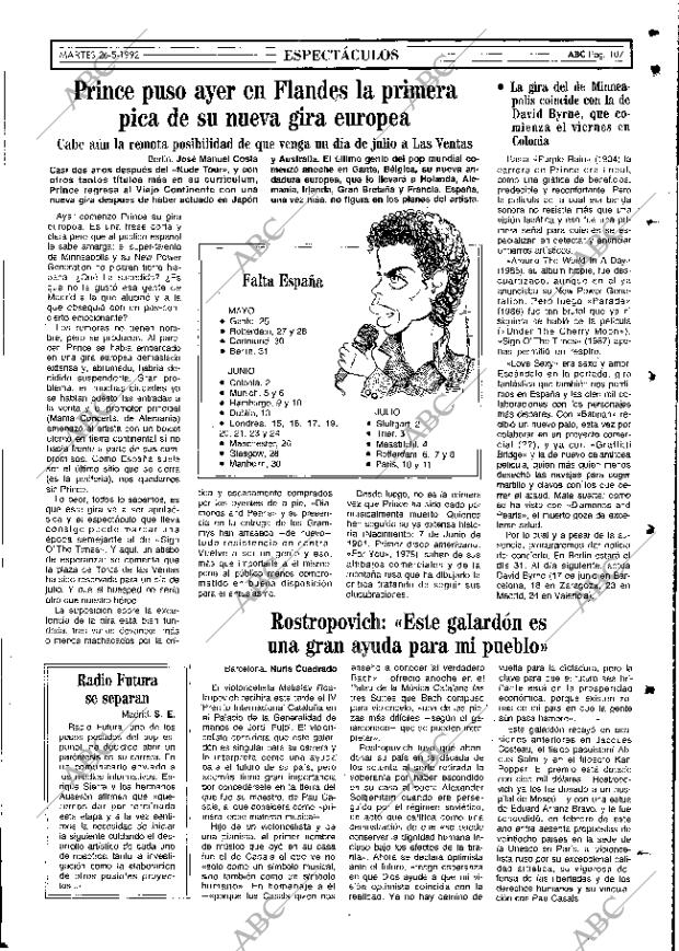 ABC MADRID 26-05-1992 página 107