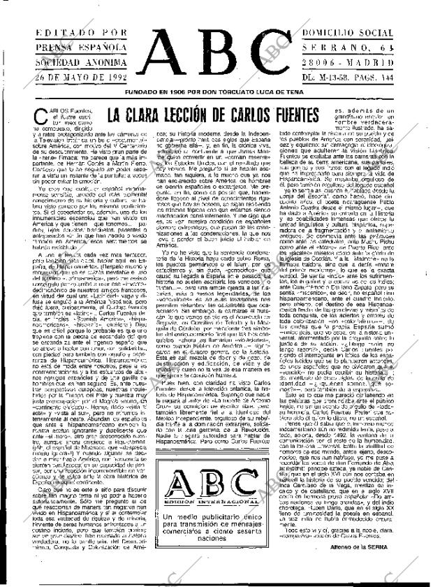 ABC MADRID 26-05-1992 página 3