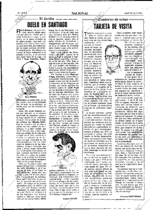 ABC MADRID 26-05-1992 página 30