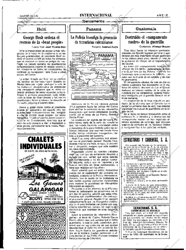 ABC MADRID 26-05-1992 página 35