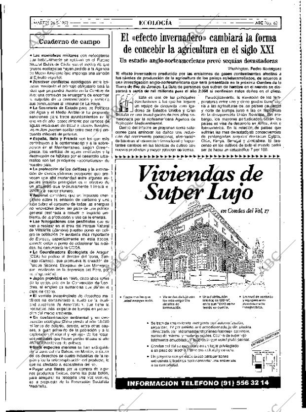 ABC MADRID 26-05-1992 página 63