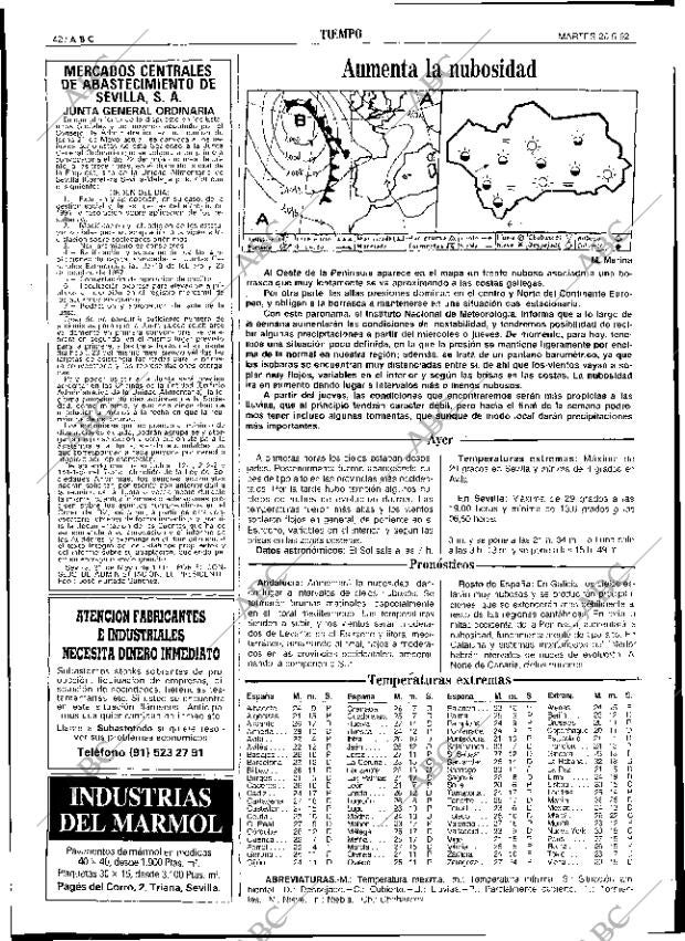 ABC SEVILLA 26-05-1992 página 42