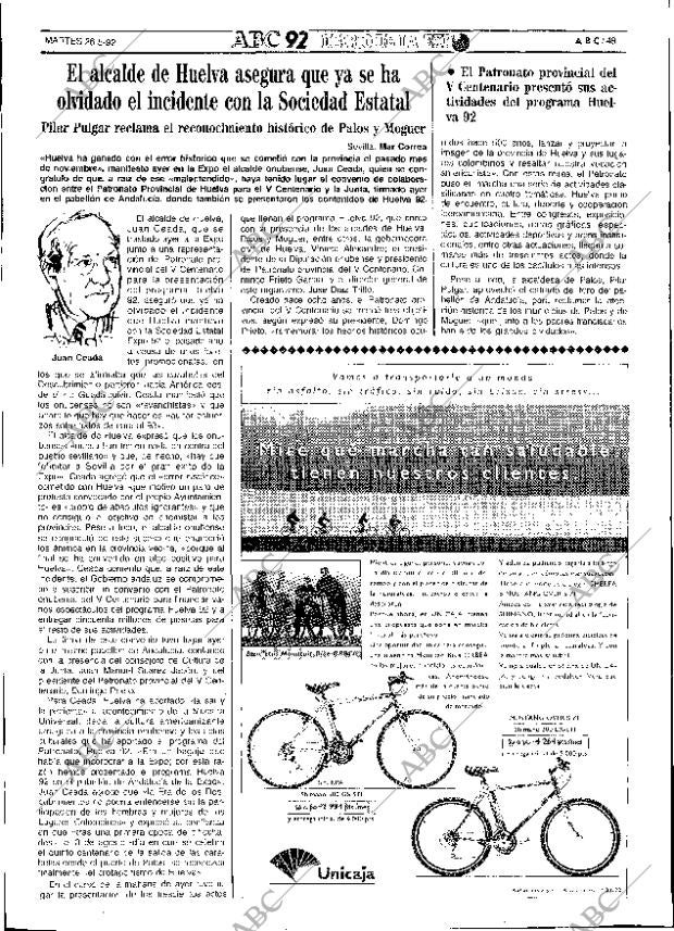 ABC SEVILLA 26-05-1992 página 49