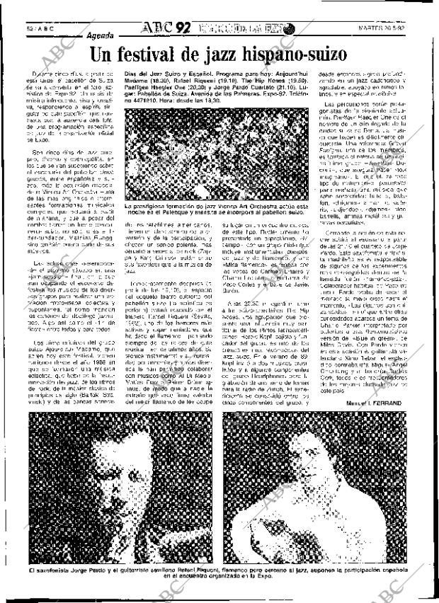 ABC SEVILLA 26-05-1992 página 52