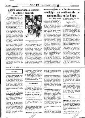 ABC SEVILLA 26-05-1992 página 54