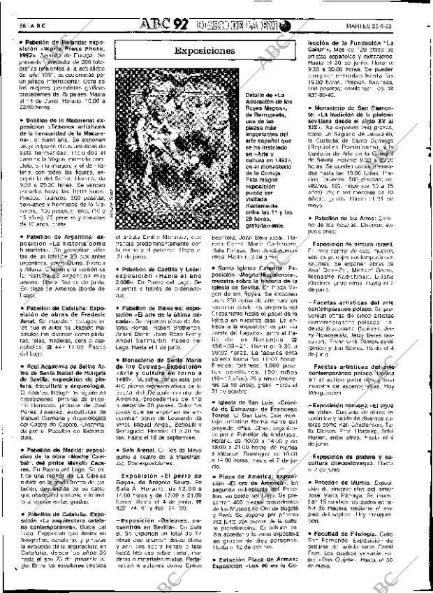 ABC SEVILLA 26-05-1992 página 58