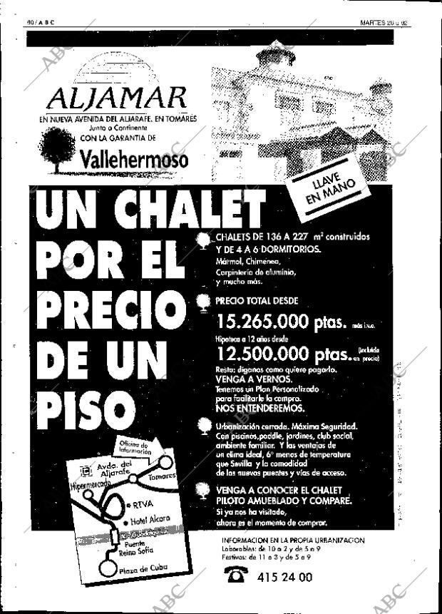 ABC SEVILLA 26-05-1992 página 60