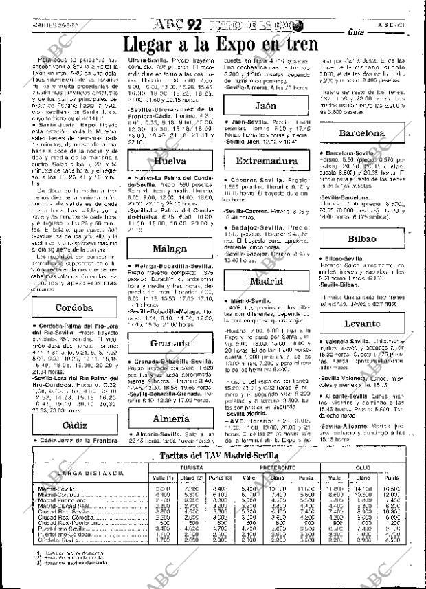 ABC SEVILLA 26-05-1992 página 63
