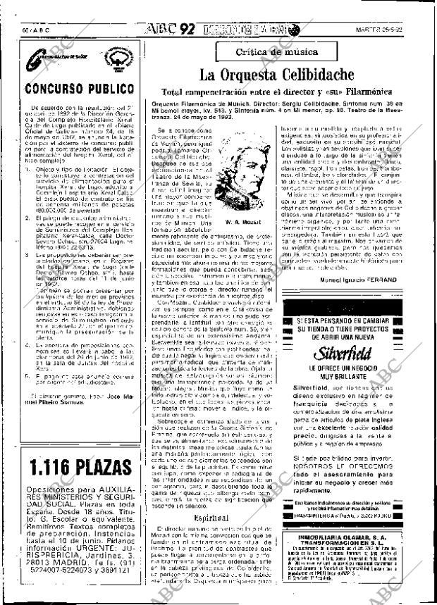 ABC SEVILLA 26-05-1992 página 66