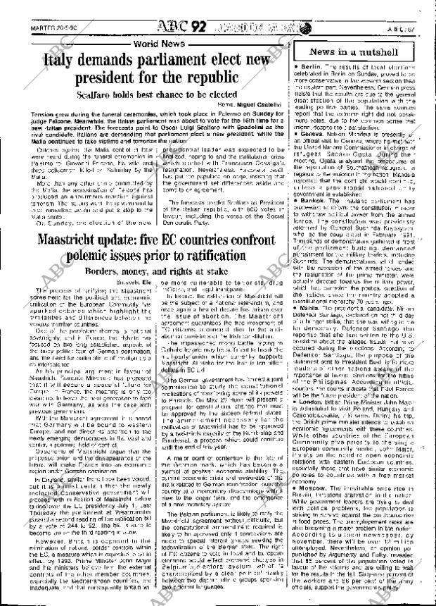 ABC SEVILLA 26-05-1992 página 67