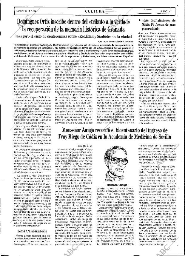 ABC SEVILLA 26-05-1992 página 71