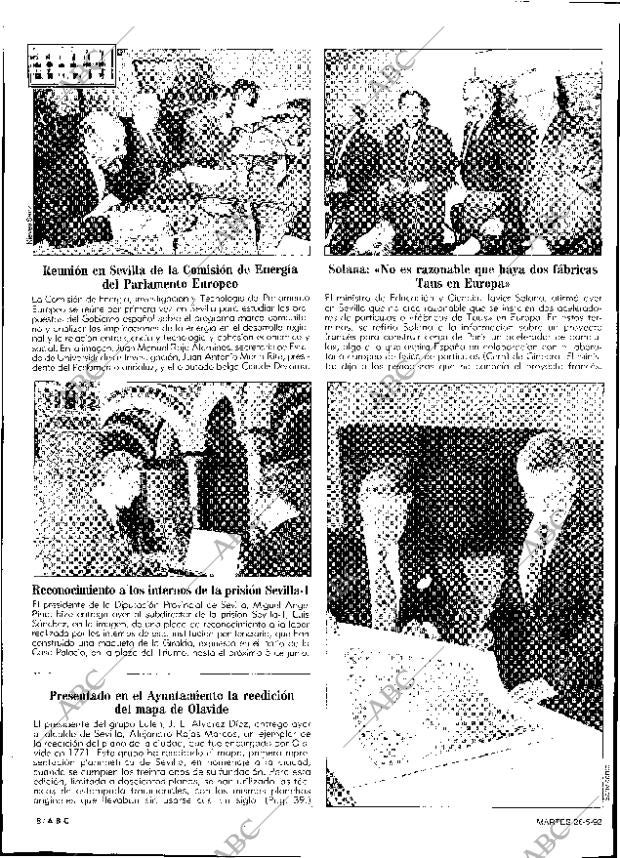 ABC SEVILLA 26-05-1992 página 8