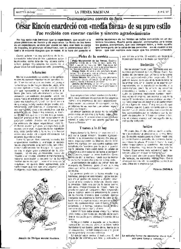 ABC SEVILLA 26-05-1992 página 87